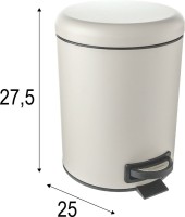 Мусорное ведро Fixsen 34024L бежевое Мусорное ведро Fixsen 34024L бежевое