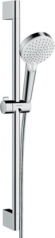 Душевой комплект Смеситель Hansgrohe Logis 71666000 + Гарнитур Crometta 26532400 + Подключение FixFit 27454000