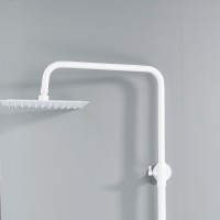 Душевая стойка Shevanik S3096C с термостатом, белый