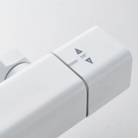 Душевая стойка Shevanik S3096C с термостатом, белый