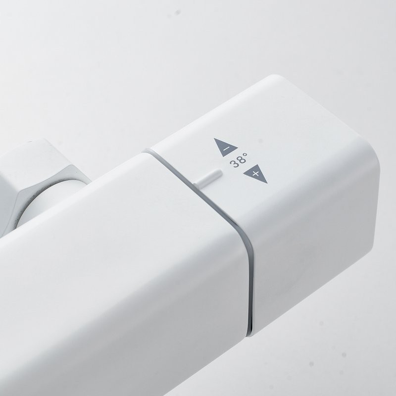 Душевая стойка Shevanik S3096C с термостатом, белый