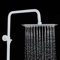 Душевая стойка Shevanik S3096C с термостатом, белый