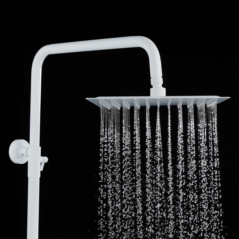 Душевая стойка Shevanik S3096C с термостатом, белый