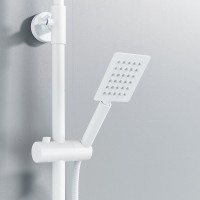 Душевая стойка Shevanik S3096C с термостатом, белый