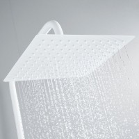 Душевая стойка Shevanik S3096C с термостатом, белый