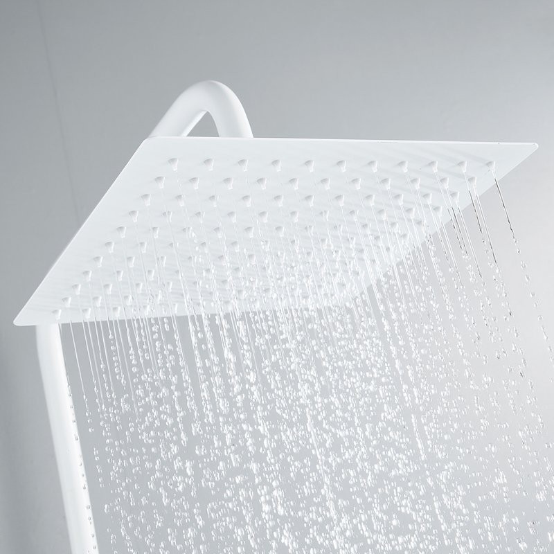 Душевая стойка Shevanik S3096C с термостатом, белый