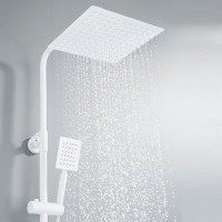 Душевая стойка Shevanik S3096C с термостатом, белый