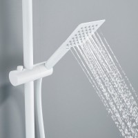 Душевая стойка Shevanik S3096C с термостатом, белый