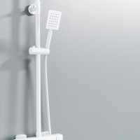 Душевая стойка Shevanik S3096C с термостатом, белый
