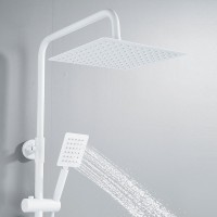 Душевая стойка Shevanik S3096C с термостатом, белый