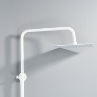 Душевая стойка Shevanik S3096C с термостатом, белый