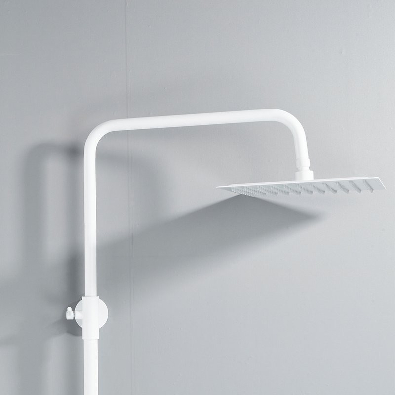 Душевая стойка Shevanik S3096C с термостатом, белый