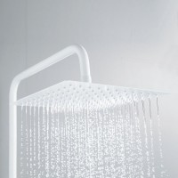 Душевая стойка Shevanik S3096C с термостатом, белый