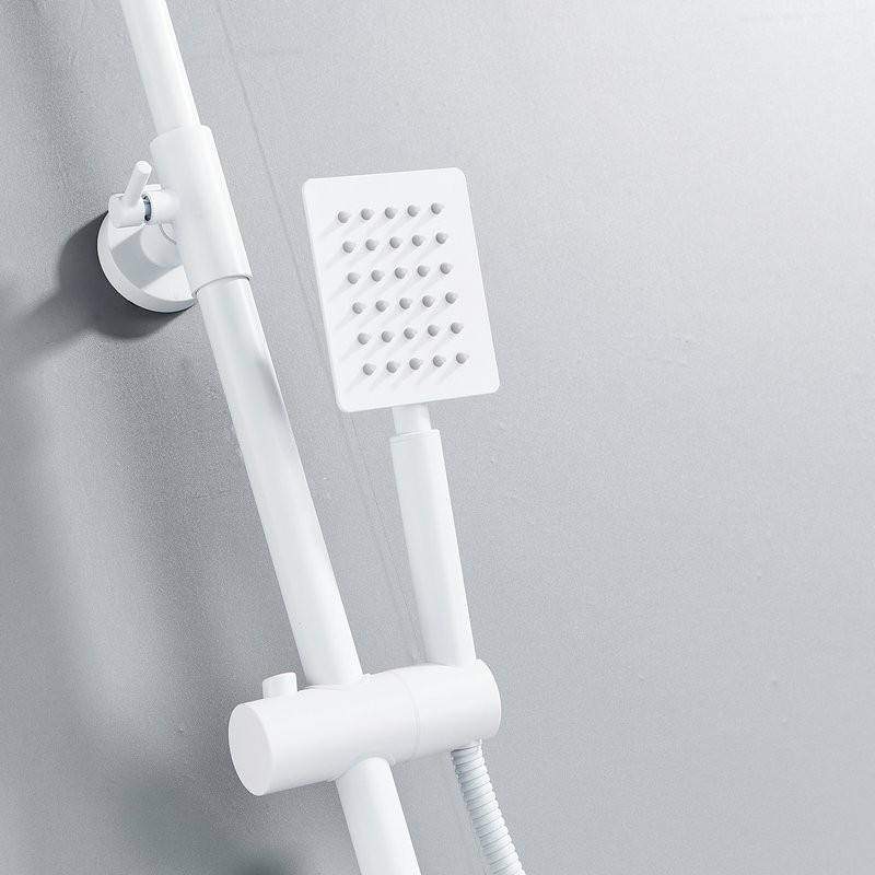 Душевая стойка Shevanik S3096C с термостатом, белый