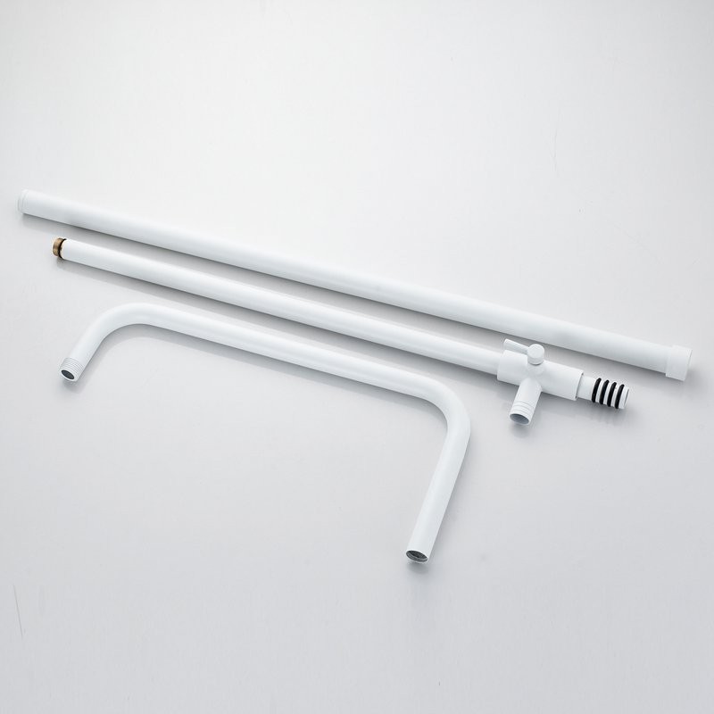 Душевая стойка Shevanik S3096C с термостатом, белый