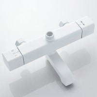 Душевая стойка Shevanik S3096C с термостатом, белый