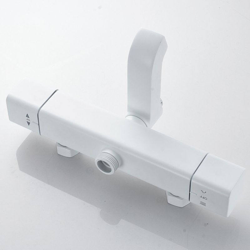 Душевая стойка Shevanik S3096C с термостатом, белый