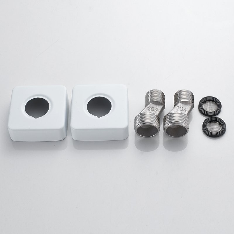 Душевая стойка Shevanik S3096C с термостатом, белый