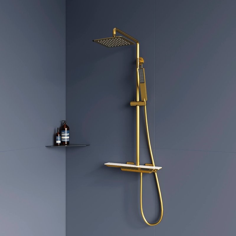 Душевая стойка RGW Shower Panels SP-34G золото