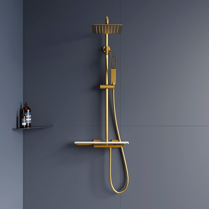 Душевая стойка RGW Shower Panels SP-34G золото