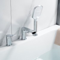 Смеситель на борт ванны Shevanik S4112 хром