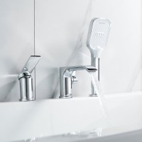 Смеситель на борт ванны Shevanik S4112 хром