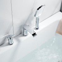 Смеситель на борт ванны Shevanik S4112 хром