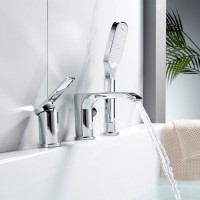 Смеситель на борт ванны Shevanik S4112 хром