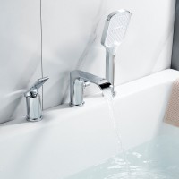 Смеситель на борт ванны Shevanik S4112 хром