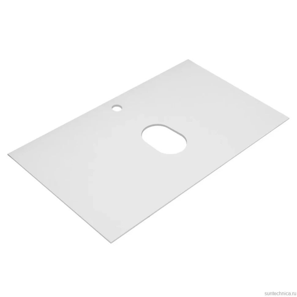 Тумба под раковину со столешницей Cezares Slider 80 подвесная, 1 ящик,  bianco opaco