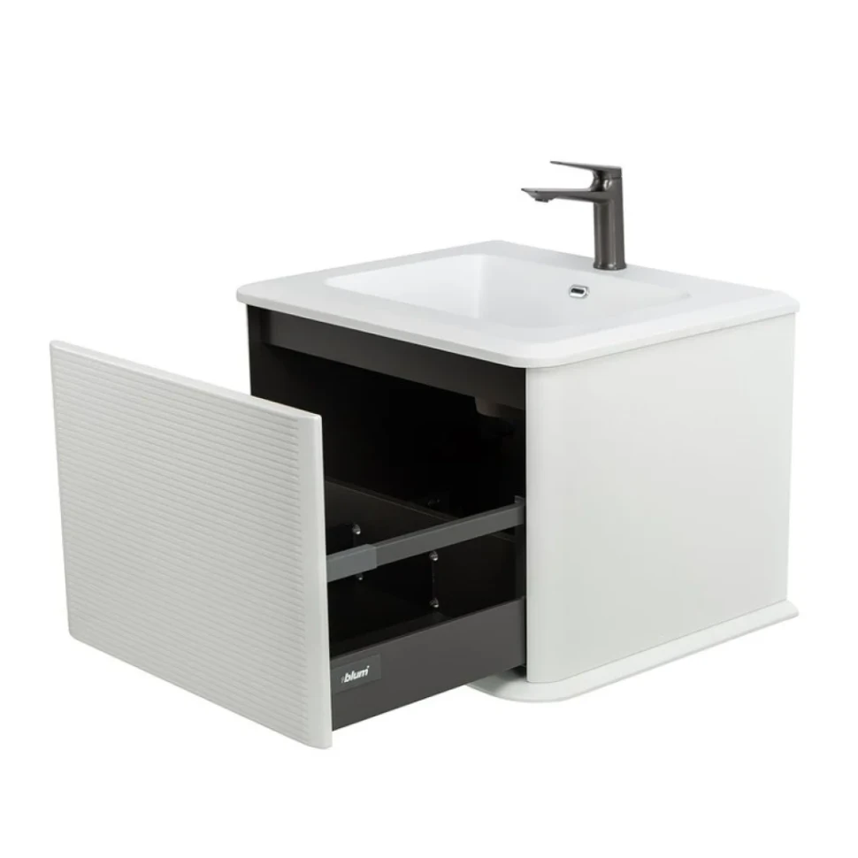 Мебель для ванной комнаты Cezares Idra 65 1 ящик, bianco opaco