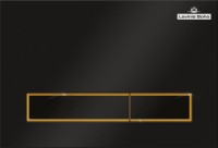 Комплект Lavinia Boho Унитаз подвесной Biore Rimless 3304102R + Крышка-сиденье Biore 33290410 с микролифтом + Инсталляция RelFix 38010010 + Кнопка RelFix 38050801 матовая черная, золотой глянец + Дозатор RelFix 38040010