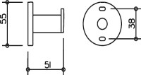 Крючок Keuco Plan 14914 хром