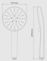 Душевая лейка Splenka S450 S450.04 хром Душевая лейка Splenka S450 S450.04 хром