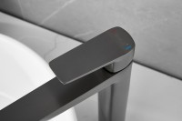 Смеситель для раковины BELZ B715 B11715-3 оружейная сталь