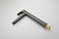 Смеситель для раковины BELZ B715 B11715-3 оружейная сталь