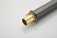 Смеситель для раковины BELZ B715 B11715-3 оружейная сталь