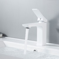 Смеситель для раковины Shevanik S4401C, белый Смеситель для раковины Shevanik S4401C, белый