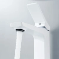 Смеситель для раковины Shevanik S4401C, белый