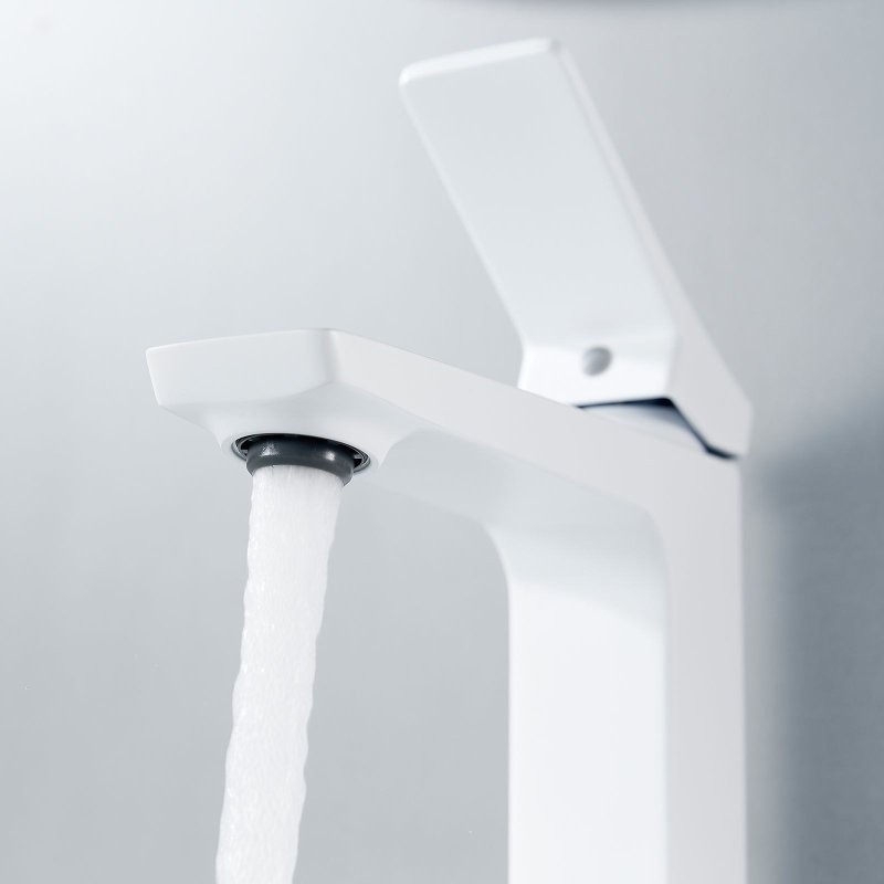 Смеситель для раковины Shevanik S4401C, белый