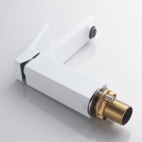 Смеситель для раковины Shevanik S4401C, белый Смеситель для раковины Shevanik S4401C, белый