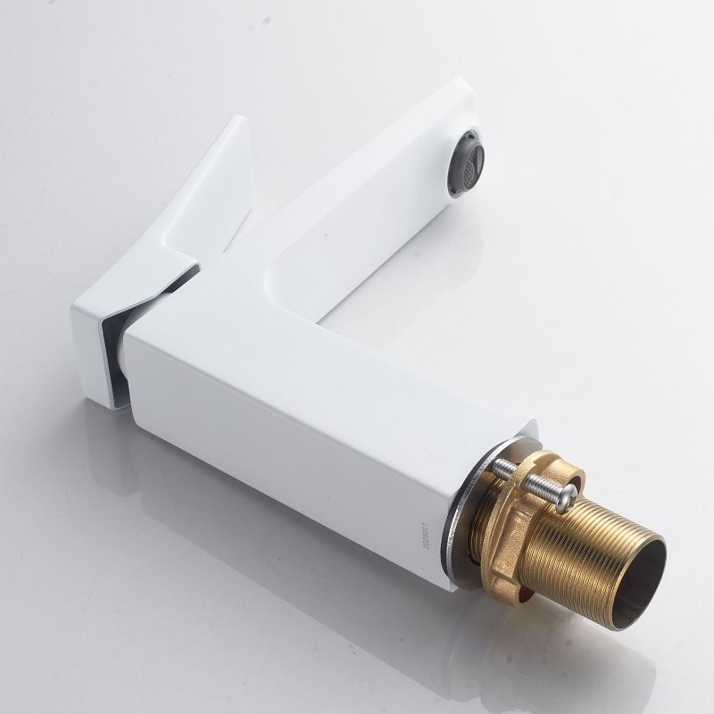 Смеситель для раковины Shevanik S4401C, белый