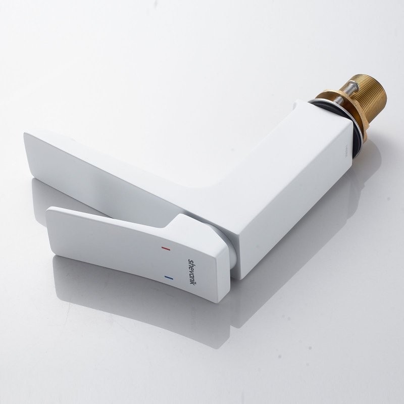 Смеситель для раковины Shevanik S4401C, белый