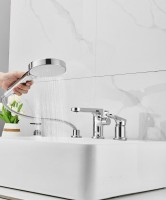 Смеситель на борт ванны BELZ B713 B66713 хром