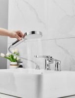 Смеситель на борт ванны BELZ B713 B66713 хром