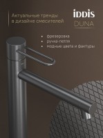 Смеситель для раковины IDDIS Duna DUNGM01i01 графит матовый