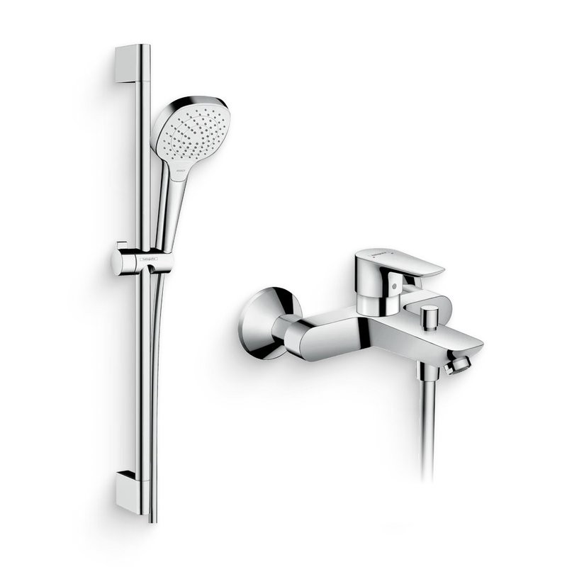 Душевой комплект Смеситель Hansgrohe Talis E 71740000 + Гарнитур Croma Select E Vario 26582400