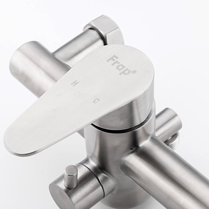 Смеситель с длинным изливом для ванны Frap H48 F2248 сатин