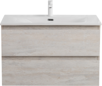 Тумба с раковиной Cezares Molveno 80 legno bianco