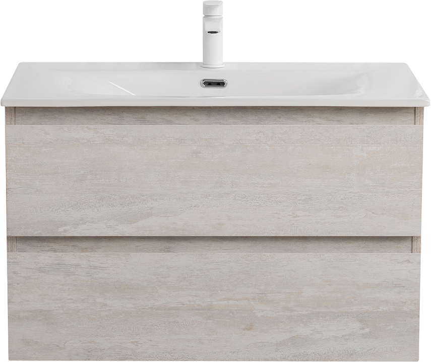 Тумба с раковиной Cezares Molveno 80 legno bianco